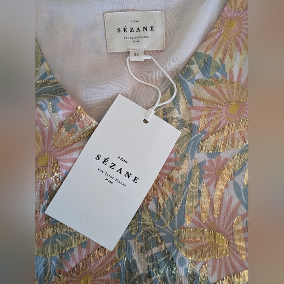 Sezane Laureline dress, size 36 - Picture 3 of 4